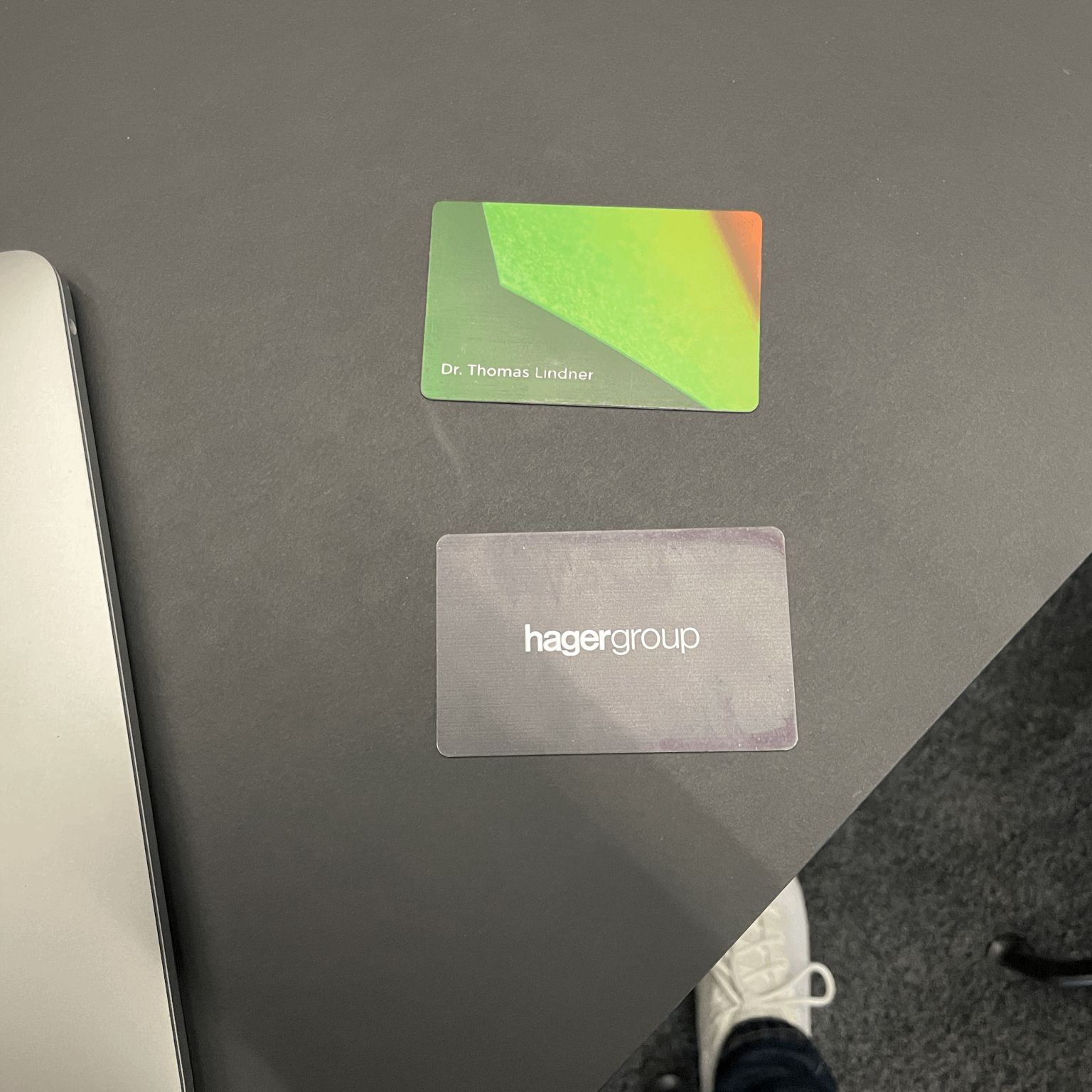 NFC-Visitenkarte der innoWerft 