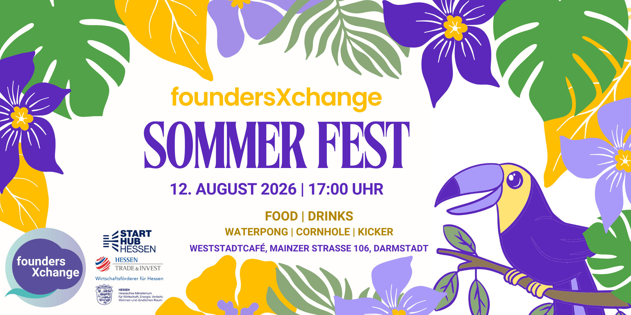 foundersXchange Darmstadt 2026 Summer Party